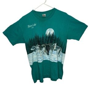 Vintage Bear Lake Idaho Signal AOP Single Stitch T-shirt